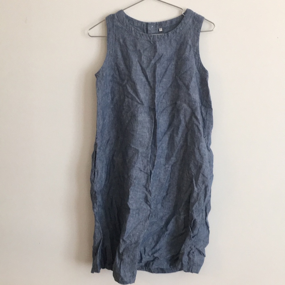 Muji linen dress